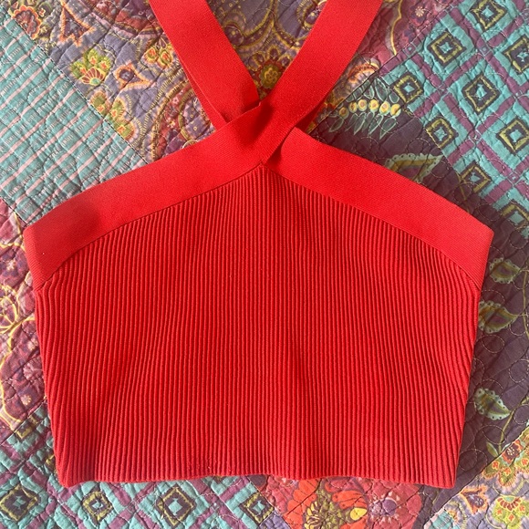 Sculpt Knit Criss Cross Tank - Picture 2 of 5